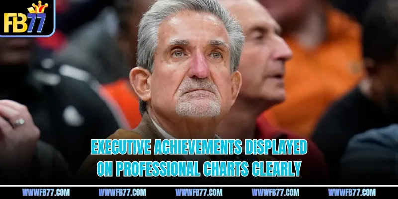 Executive achievements displayed on professional charts clearly