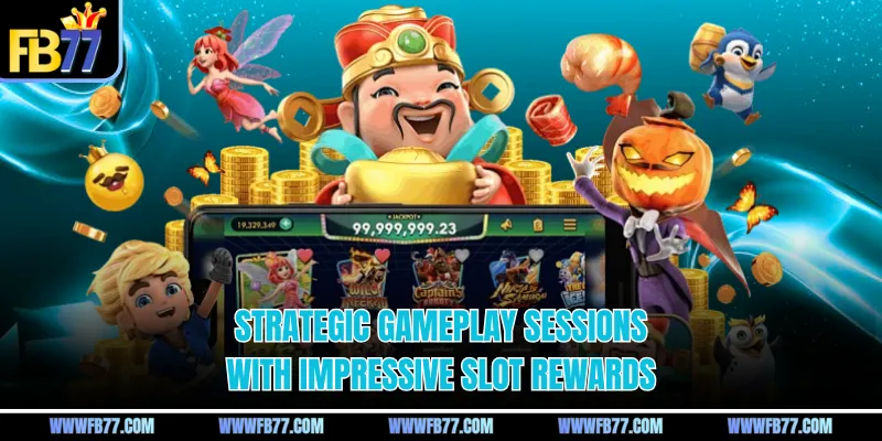 Strategic gameplay sessions with impressive slot rewards