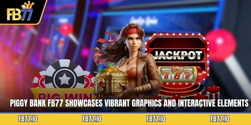Piggy Bank FB77 showcases vibrant graphics and interactive elements